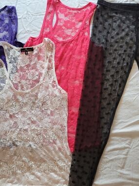 Xhileration Lace Camis and leggings